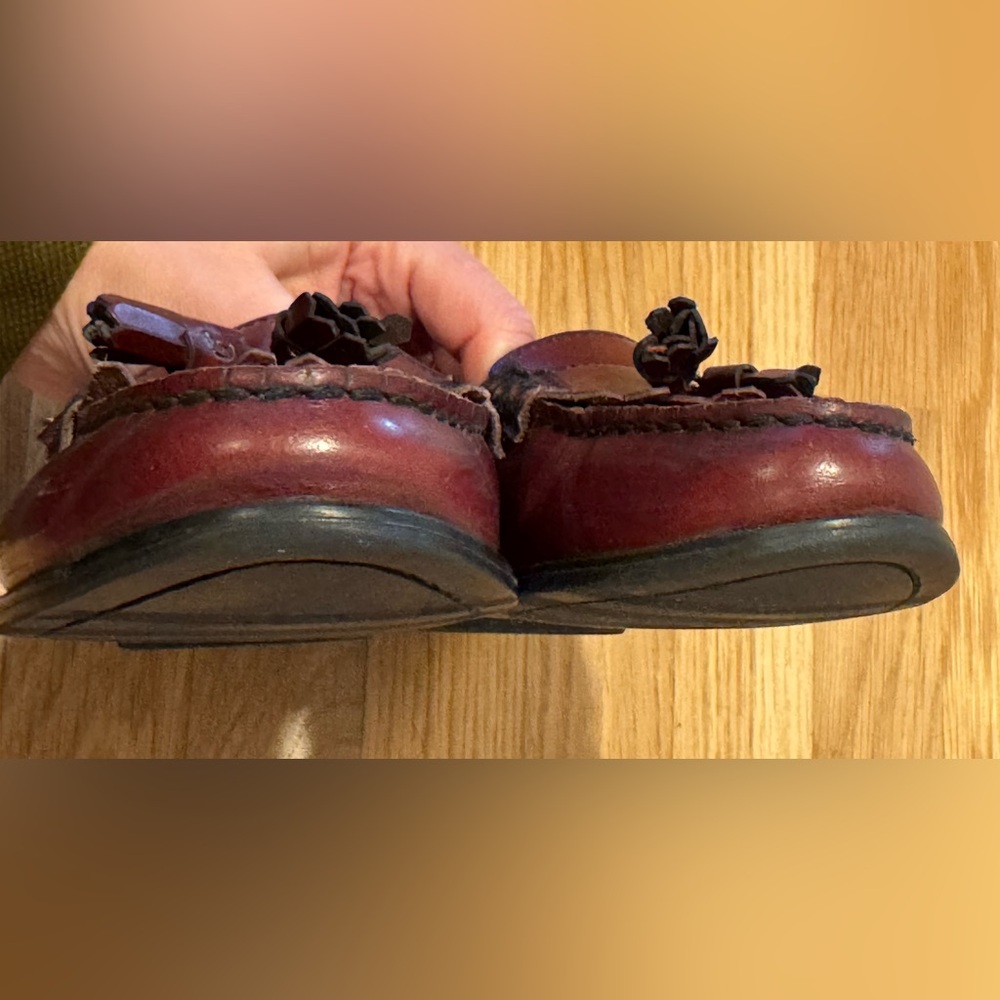 GH Bass Tassel Loafers 👞 burgundy wine color - Picture 6 of 10